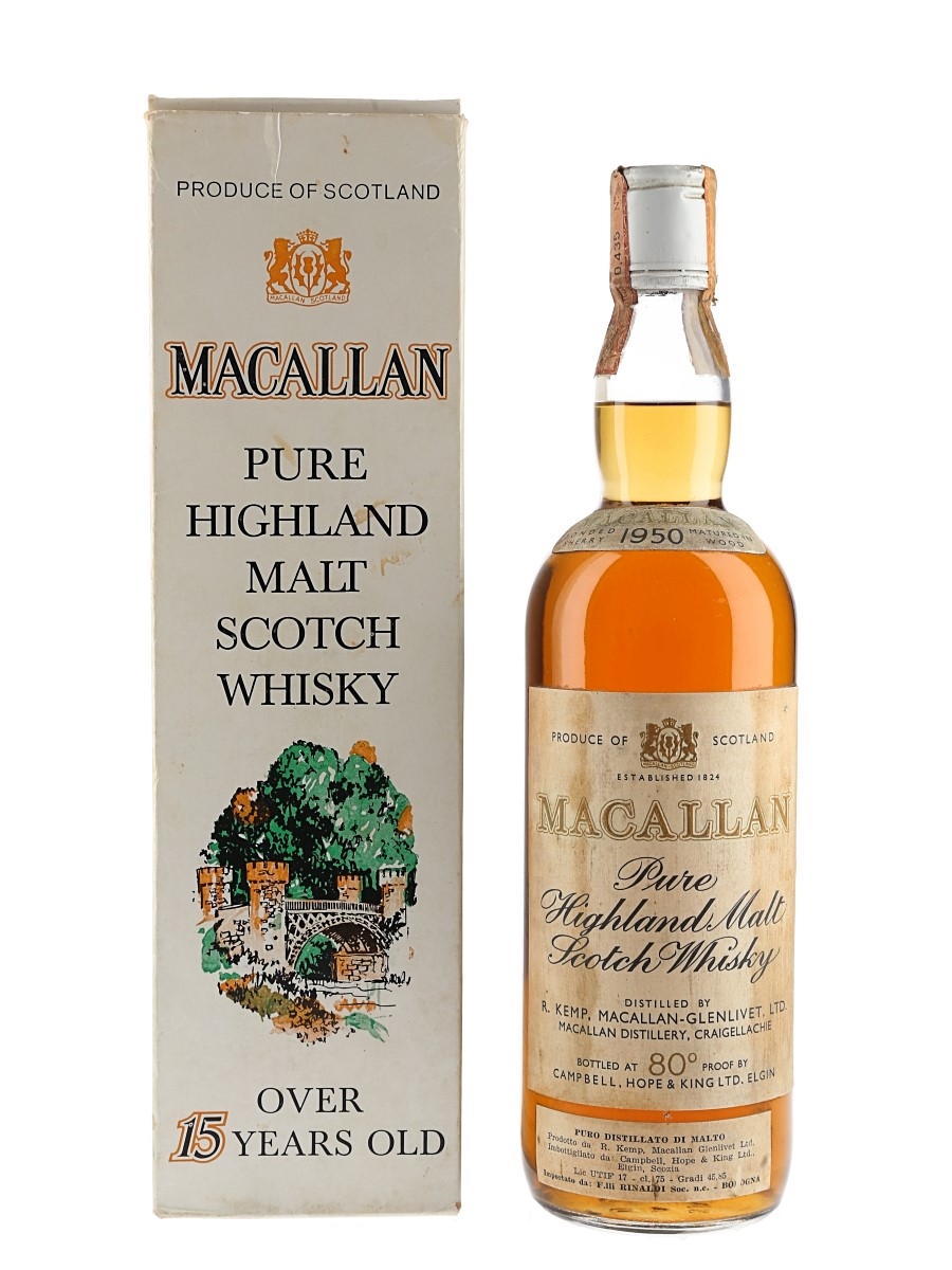 Macallan 1950 Campbell, Hope & King - Lot 131574 - Buy/Sell