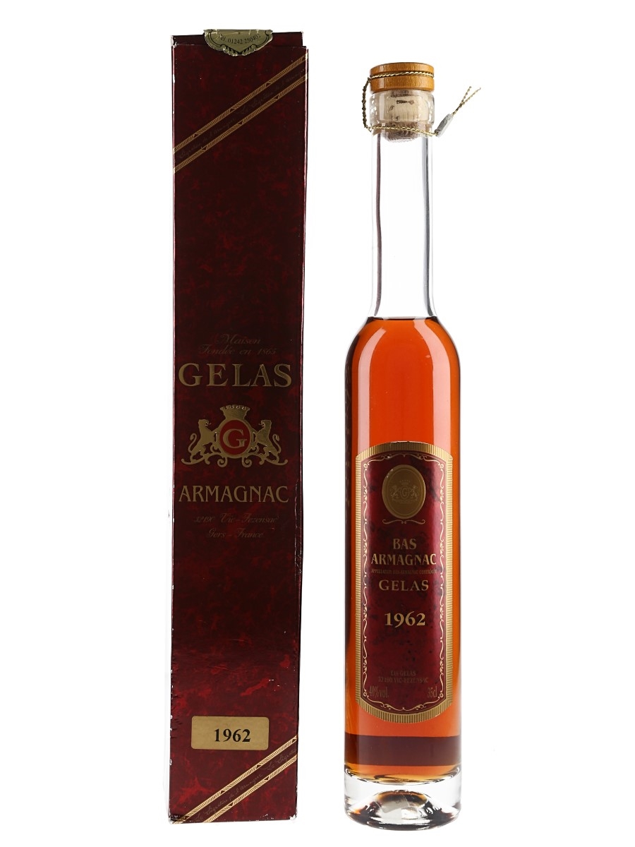 Gelas 1962 Bas Armagnac Bottled 2002 35cl / 40%
