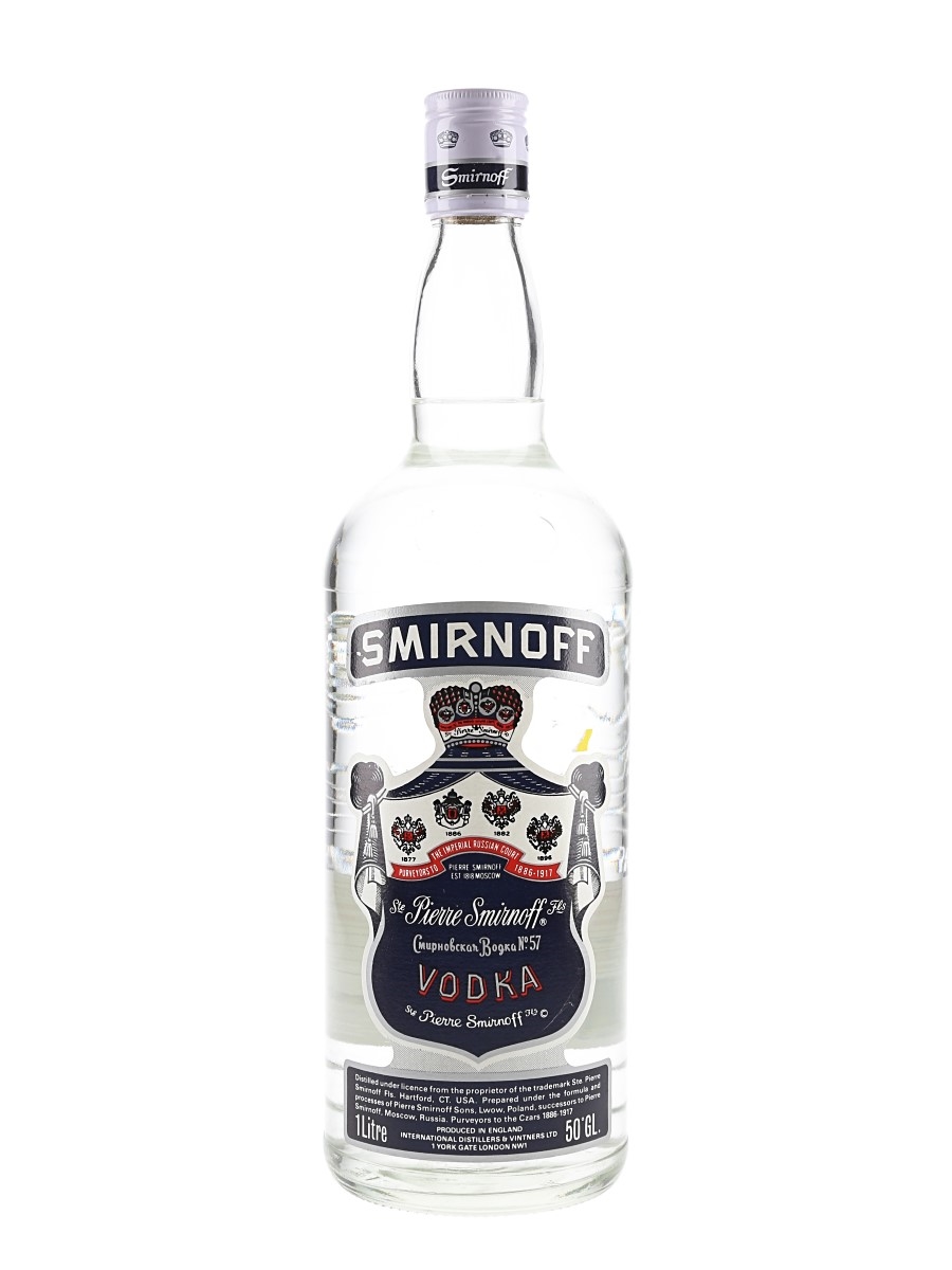 - Online - Vodka Smirnoff 131162 Buy/Sell Label Lot Blue