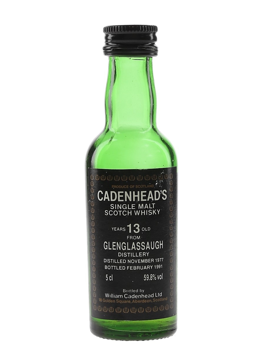 Glenglassaugh 1977 13 Year Old Bottled 1991 - Cadenhead's 5cl / 59.8%