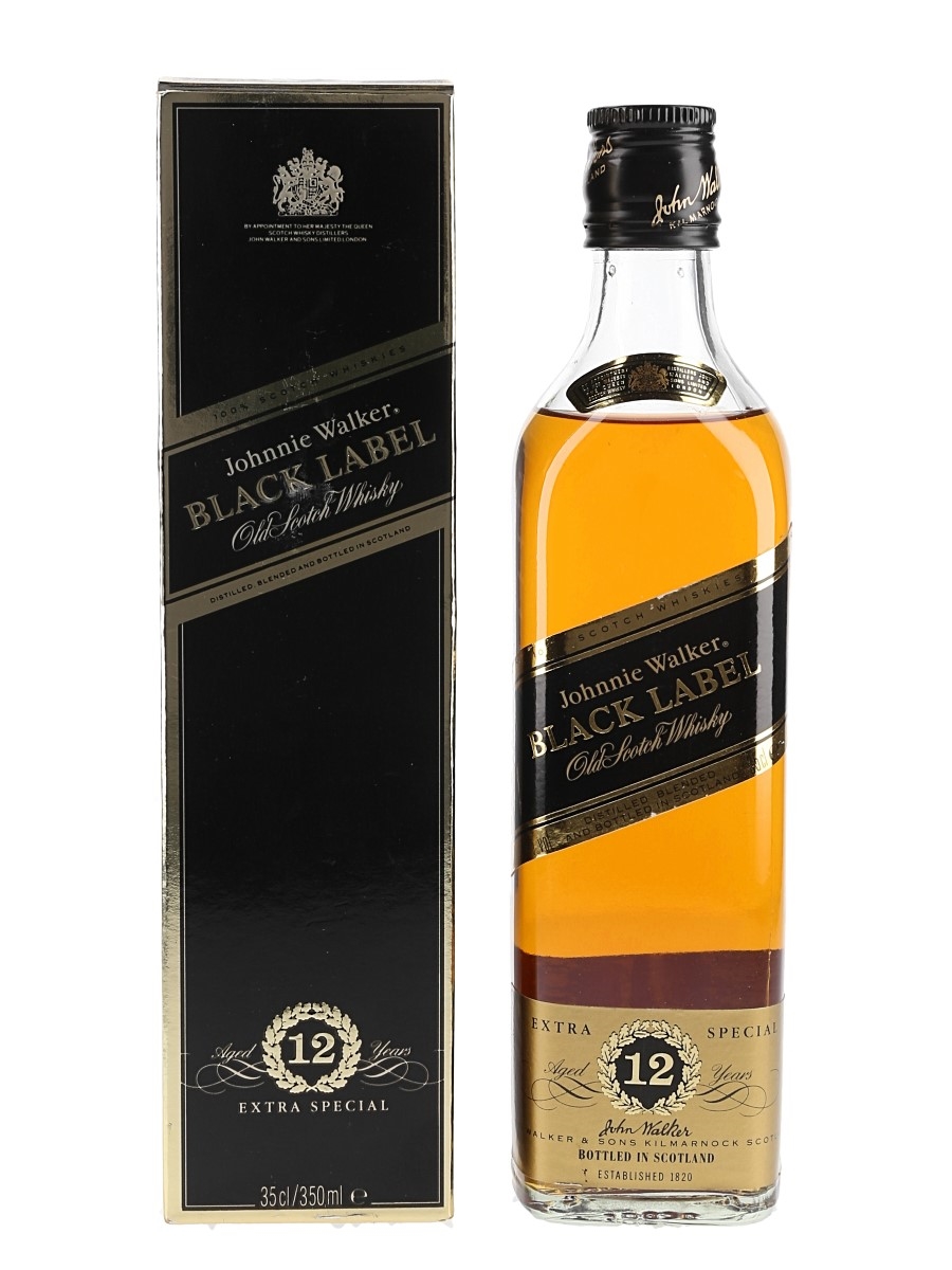 Johnnie Walker Black Label 12 Year Old Bottled 1990s 35cl / 40%