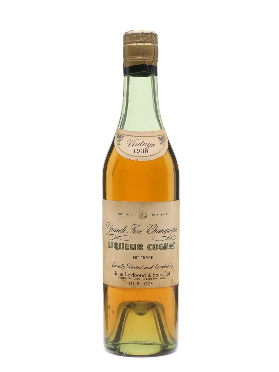 Lovibond 1938 Grande Fine Champagne Cognac John Lovibond & Sons Ltd 32cl / 38.8%