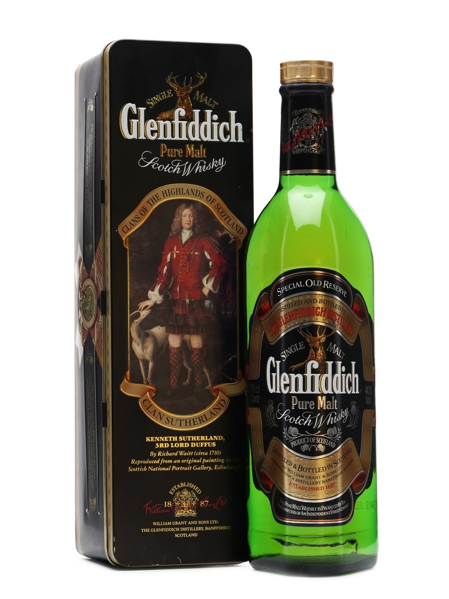 Glenfiddich Pure Malt in Tin Box - Lot 91 - Buy/Sell Speyside Whisky Online