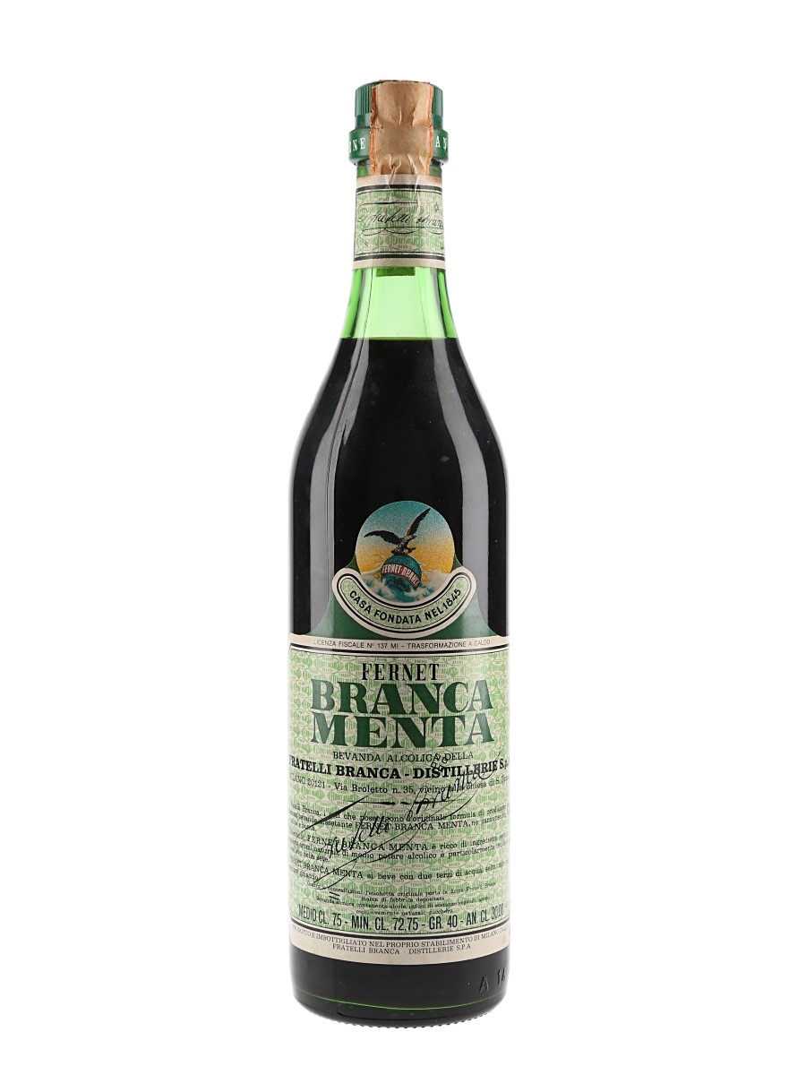 Fernet Branca Menta Bottled 1980 75cl / 40%