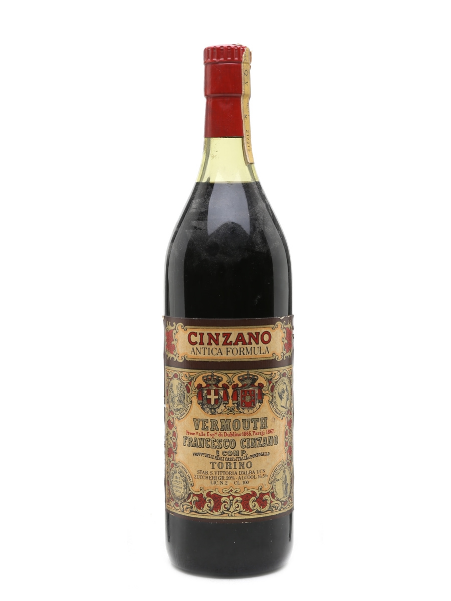 Cinzano Antica Formula Vermouth Bottled 1960s 100cl / 16.5%