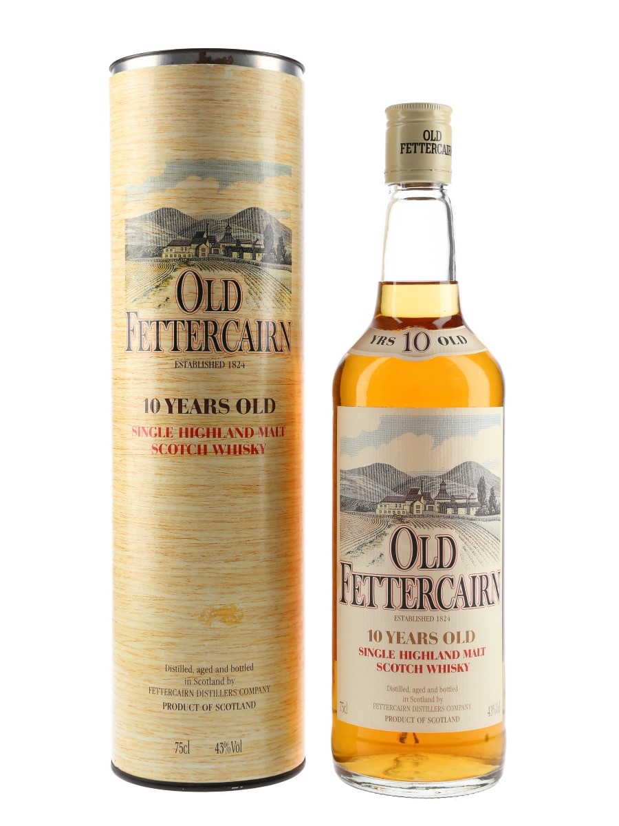Old Fettercairn 10 Year Old Bottled 1980s-1990s 75cl / 43%