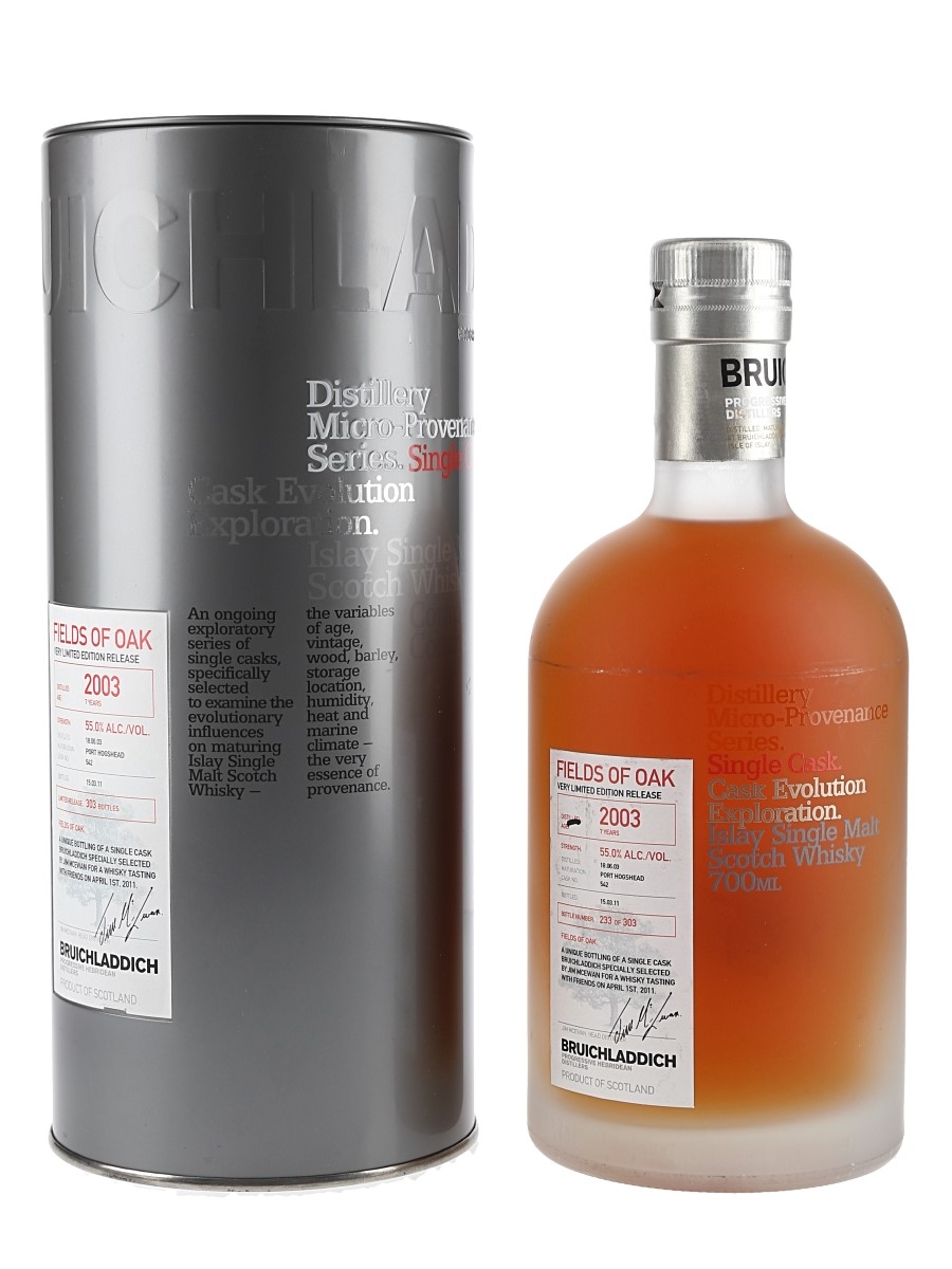 Bruichladdich 2003 7 Year Old Cask 542 Micro-Provenance Series 70cl / 55%
