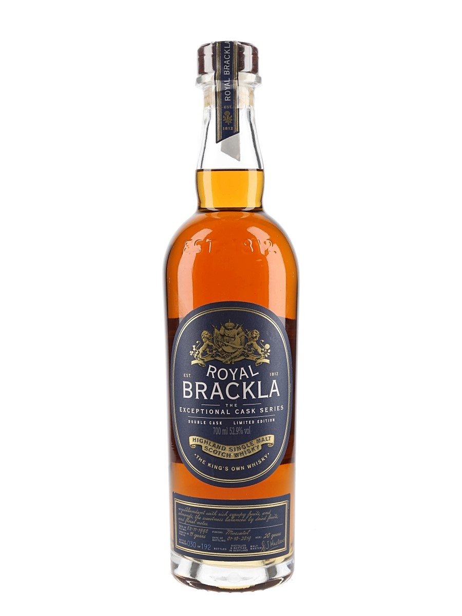 Royal Brackla 1998 20 Year Old Moscatel Cask Finish Bottled 2019 - The Exceptional Cask Series 70cl / 52.9%