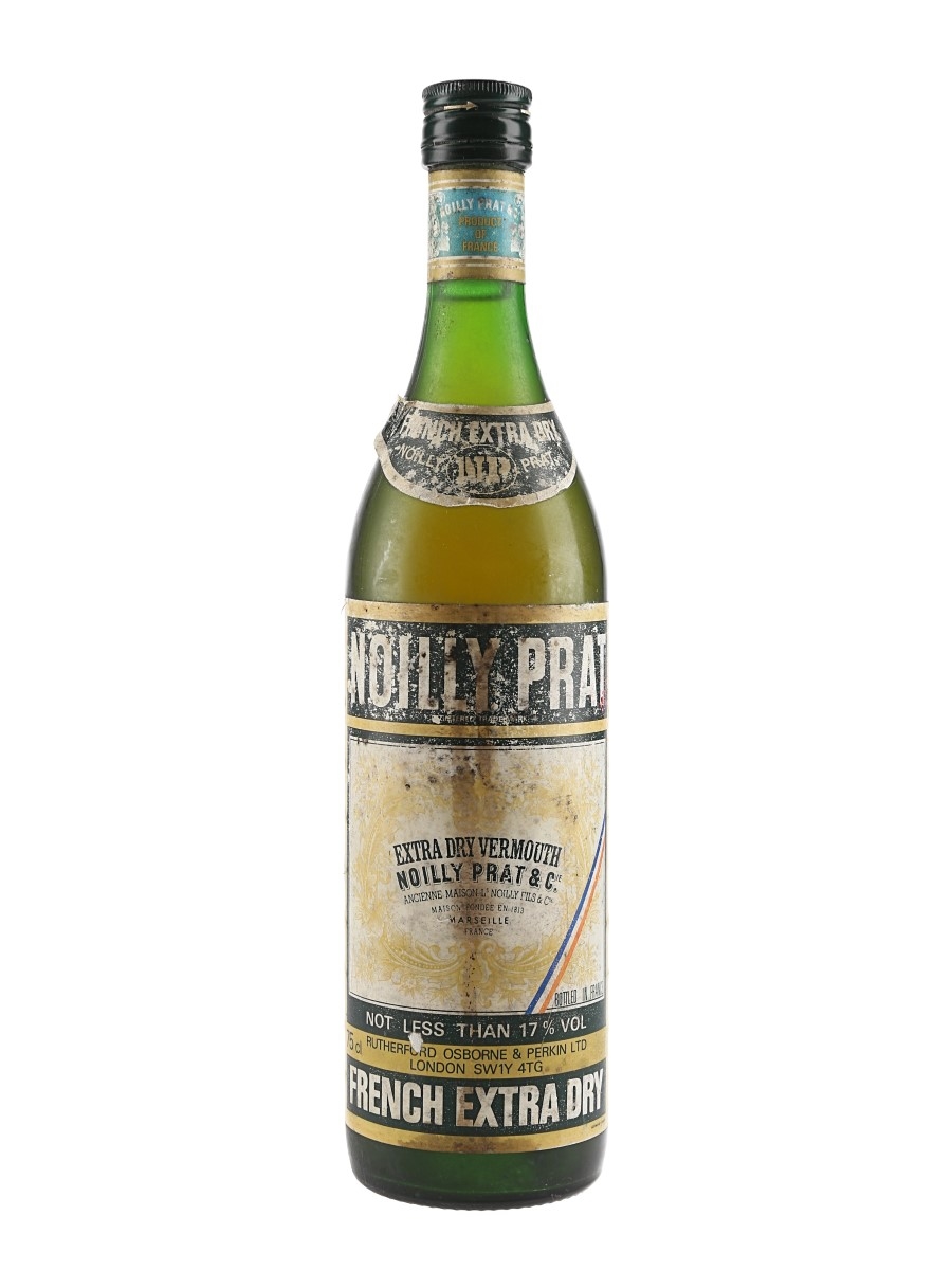 Noilly Prat French Extra Dry Vermouth Bottled 1980s 75cl / 17%