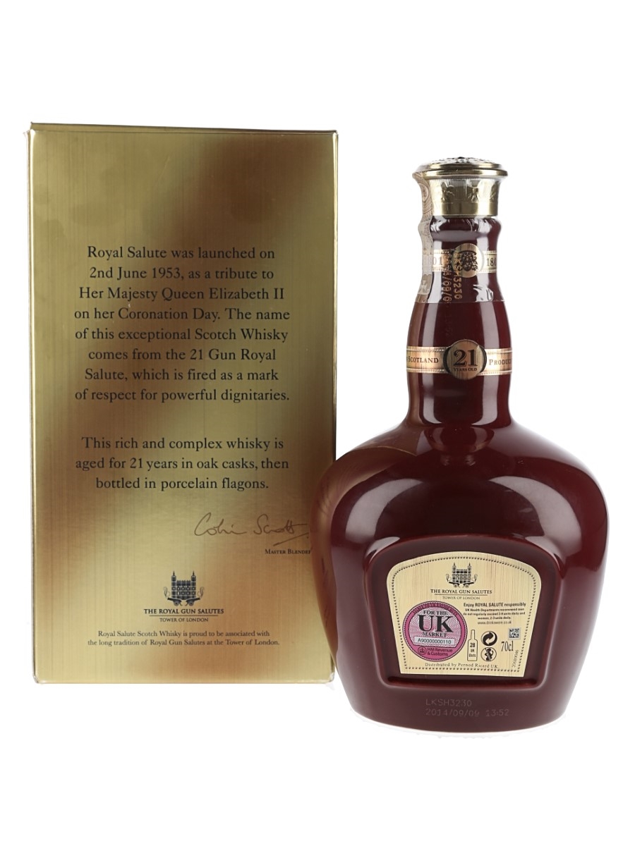 ウイスキー  Salute 21 Year Old Scotch Whisky RoyalSalute21_3733346f-bc6e-