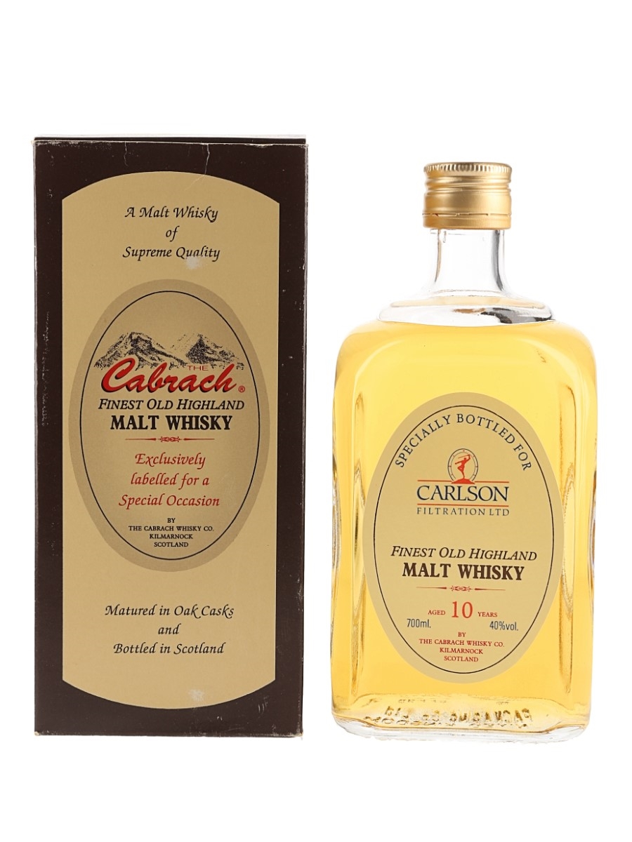 Cabrach 10 Year Old Highland Malt Whisky  70cl / 40%