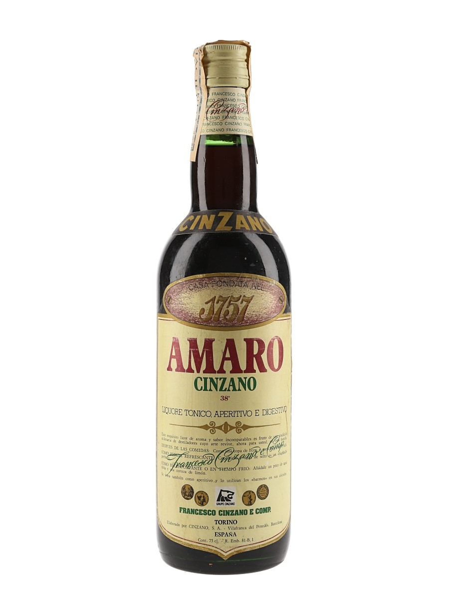 60年代 チンザノ アマーロ サボイア 1000ml 38.5% cinzano amaro