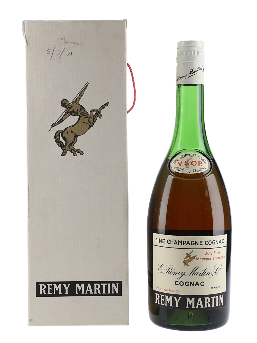 Remy Martin VSOP Bottled 1970s - Duty Free 70cl