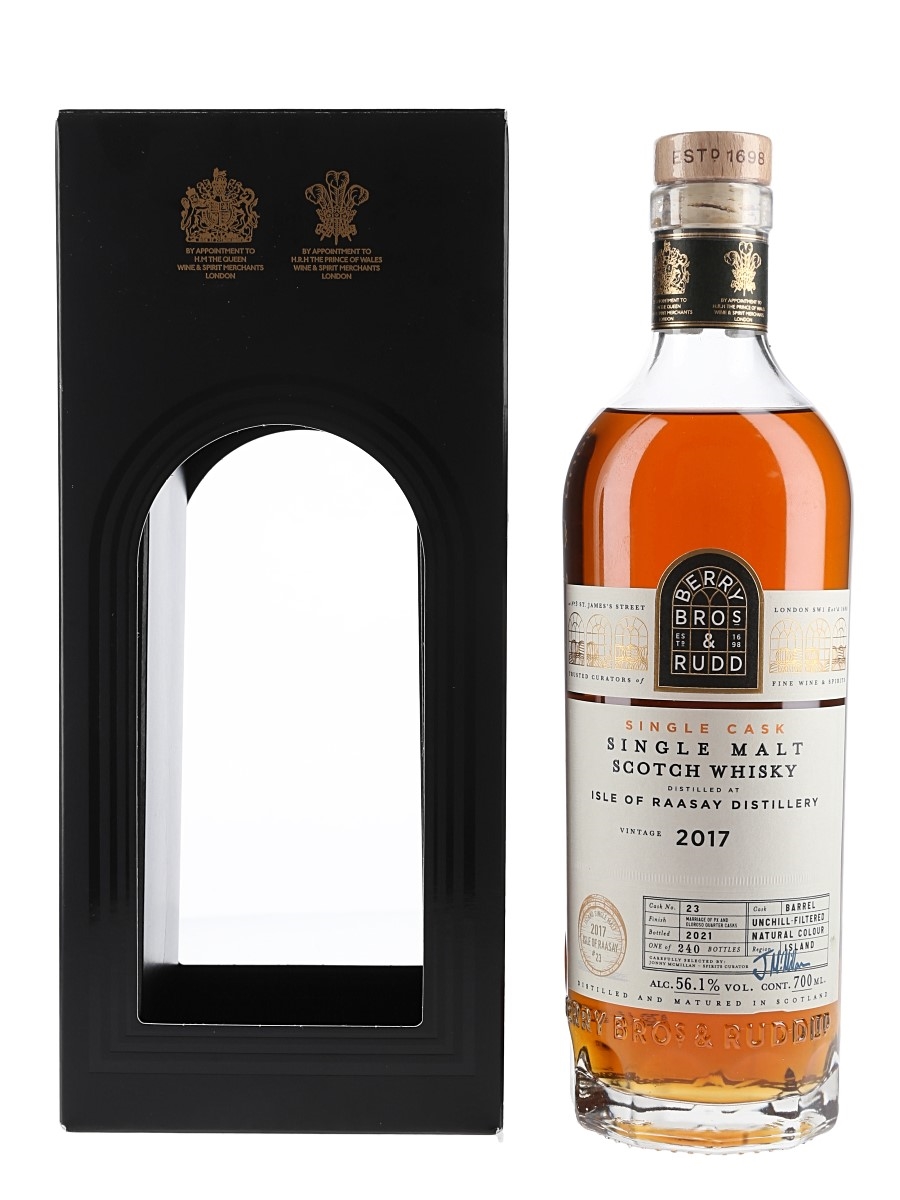 Isle of Raasay 2017 Bottled 2021 - Berry Bros & Rudd 70cl / 56.1%