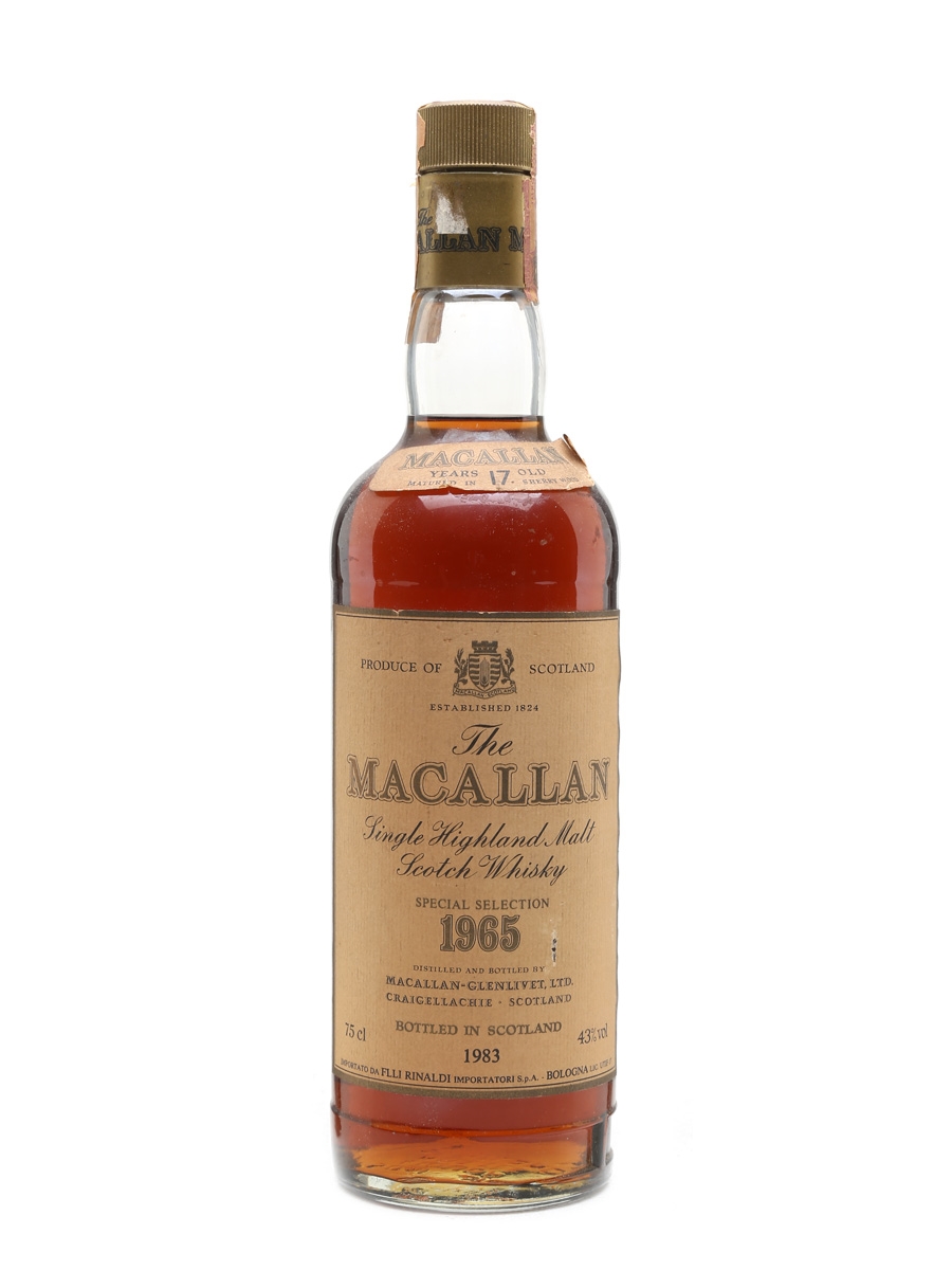 Macallan 1965 17 Year Old - Rinaldi 75cl / 43%