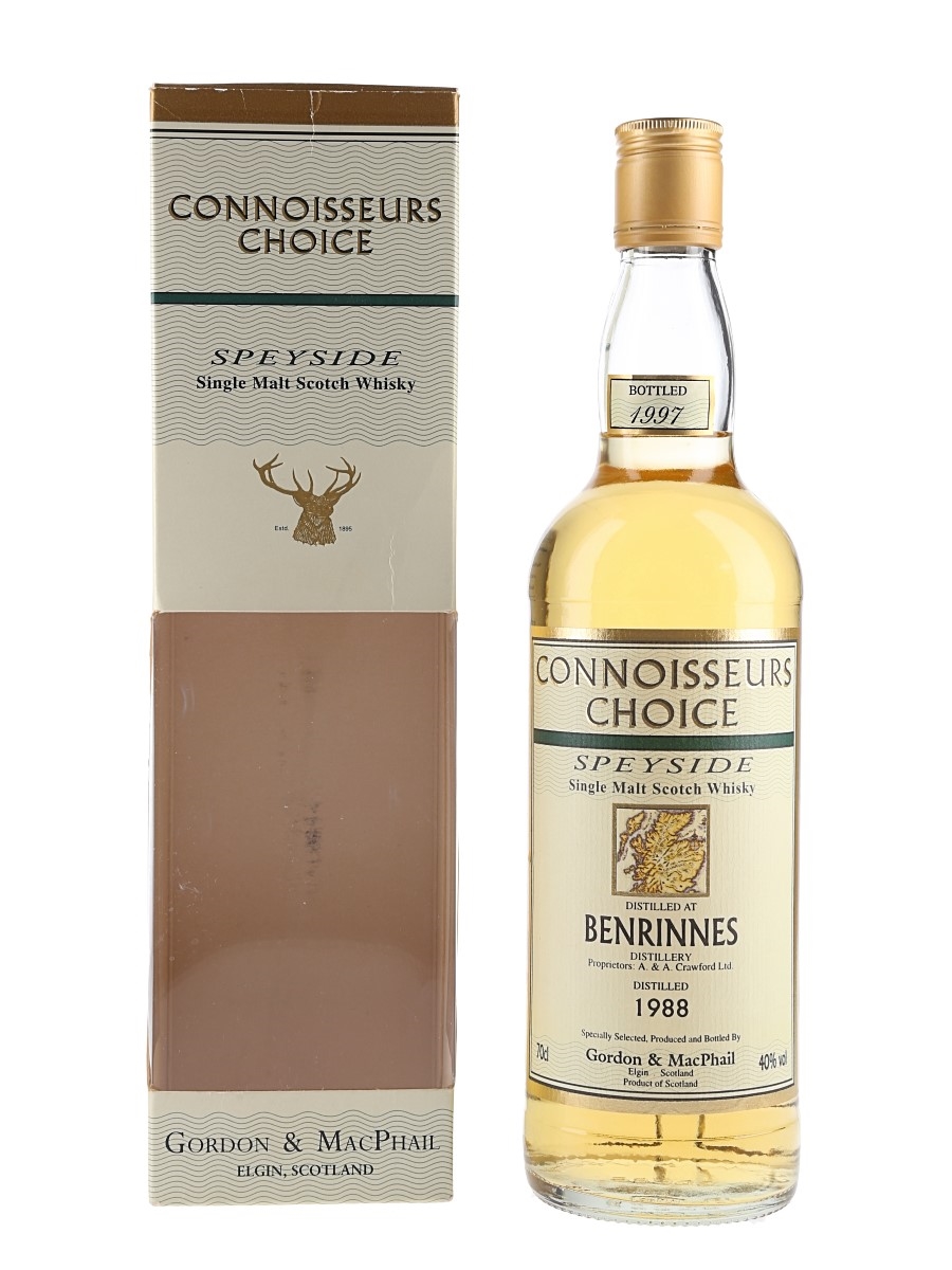 Benrinnes 1988 Connoisseurs Choice Bottled 1997 - Gordon & MacPhail 70cl / 40%