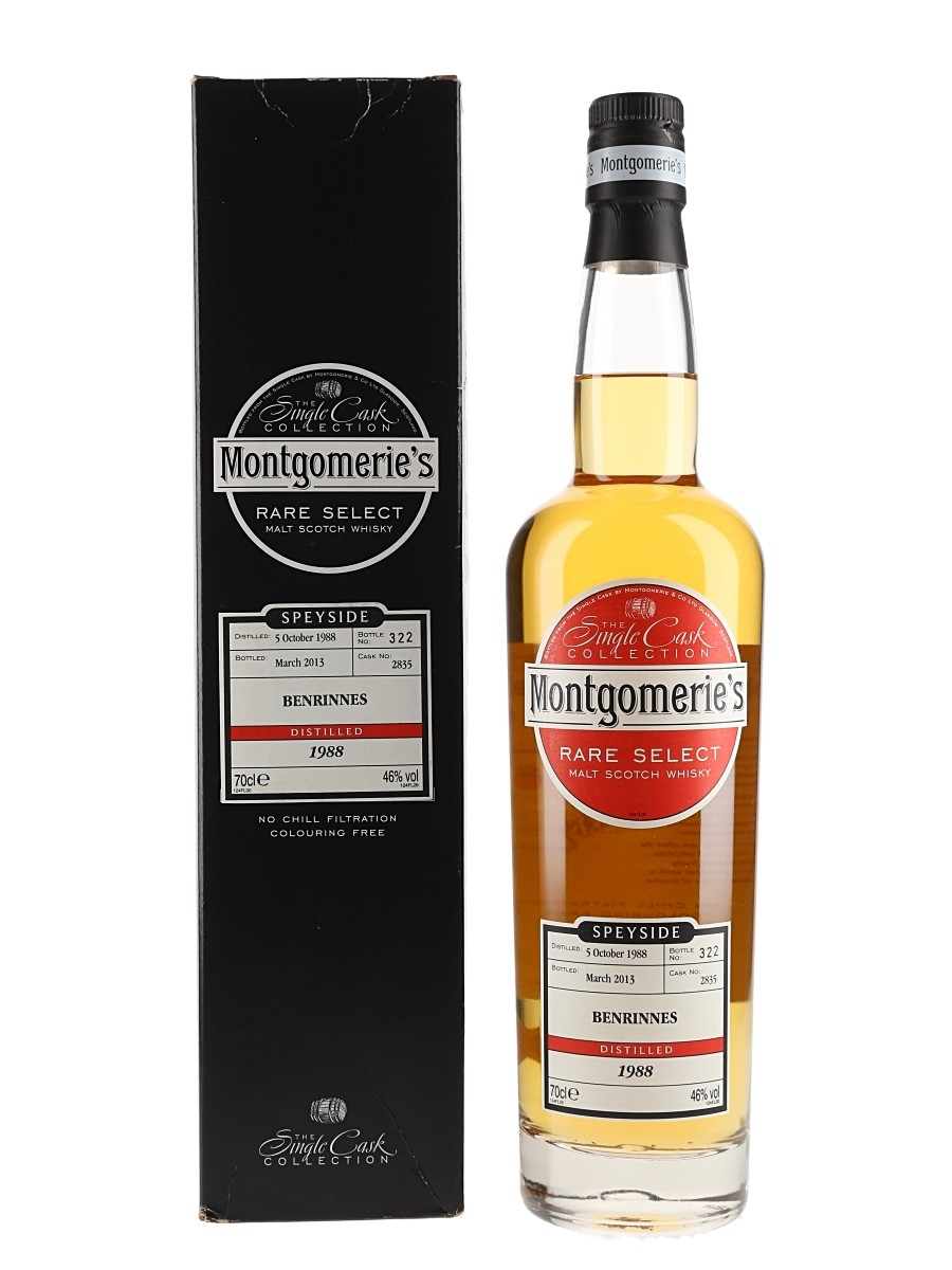 Benrinnes 1988 Bottled 2013 - Montgomerie's Rare Select 70cl / 46%