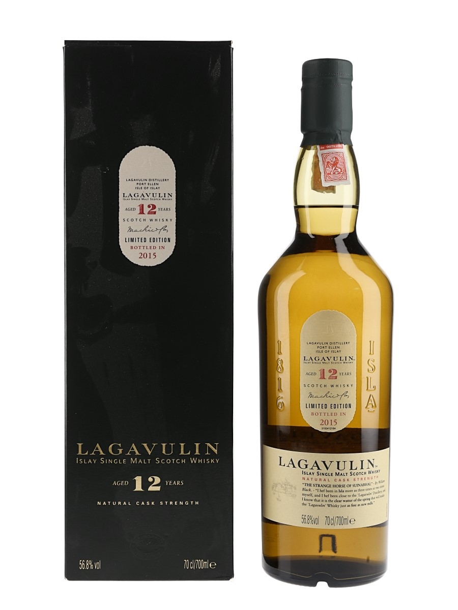 Lagavulin 12 Year Old Natural Cask Strength Special Releases 2015 70cl / 56.8%