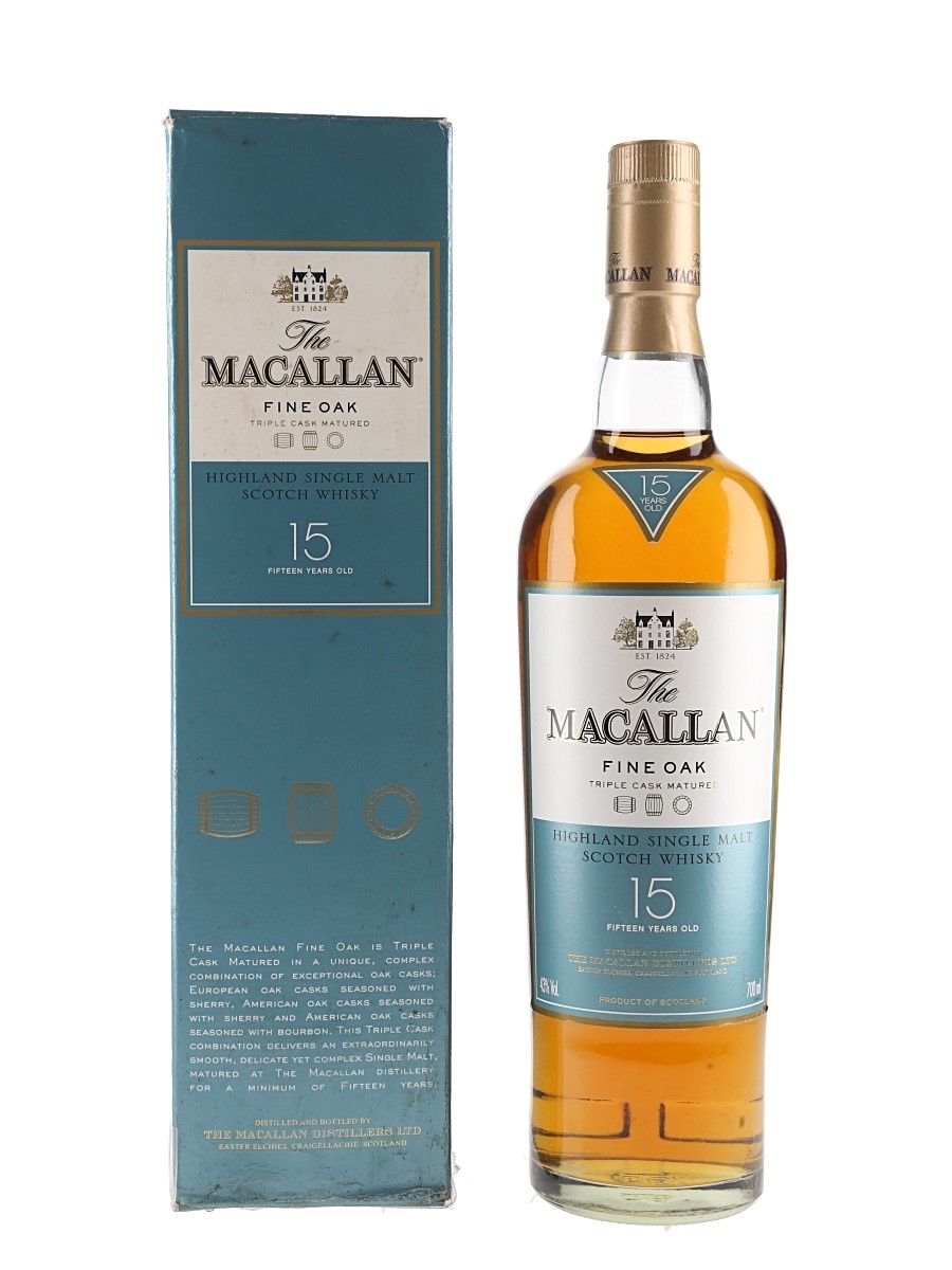 Macallan 15 Year Old Fine Oak  70cl / 43%