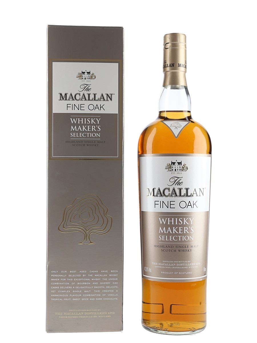 Macallan Fine Oak Whisky Maker's Selection  100cl / 42.8%