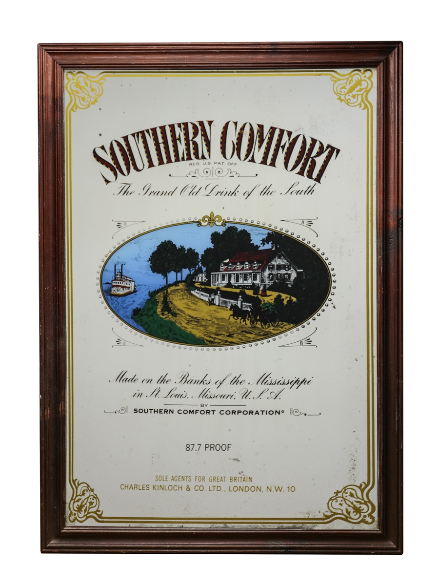 Southern Comfort Mirror The Grand Old Drink Of The South 90cm x 65cm