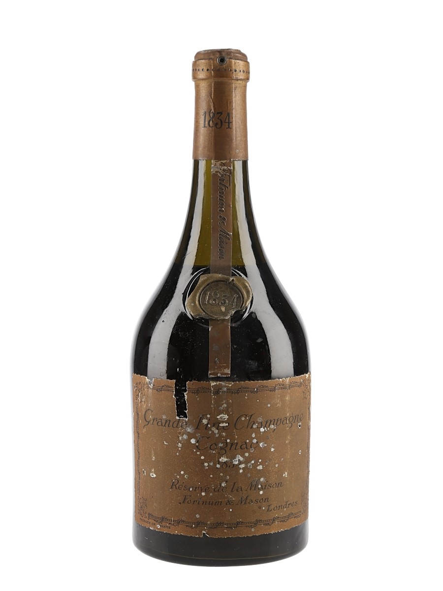 Fortnum & Mason 1834 Grande Fine Champagne Cognac Bottled 1930s-1940s 70cl / 40%
