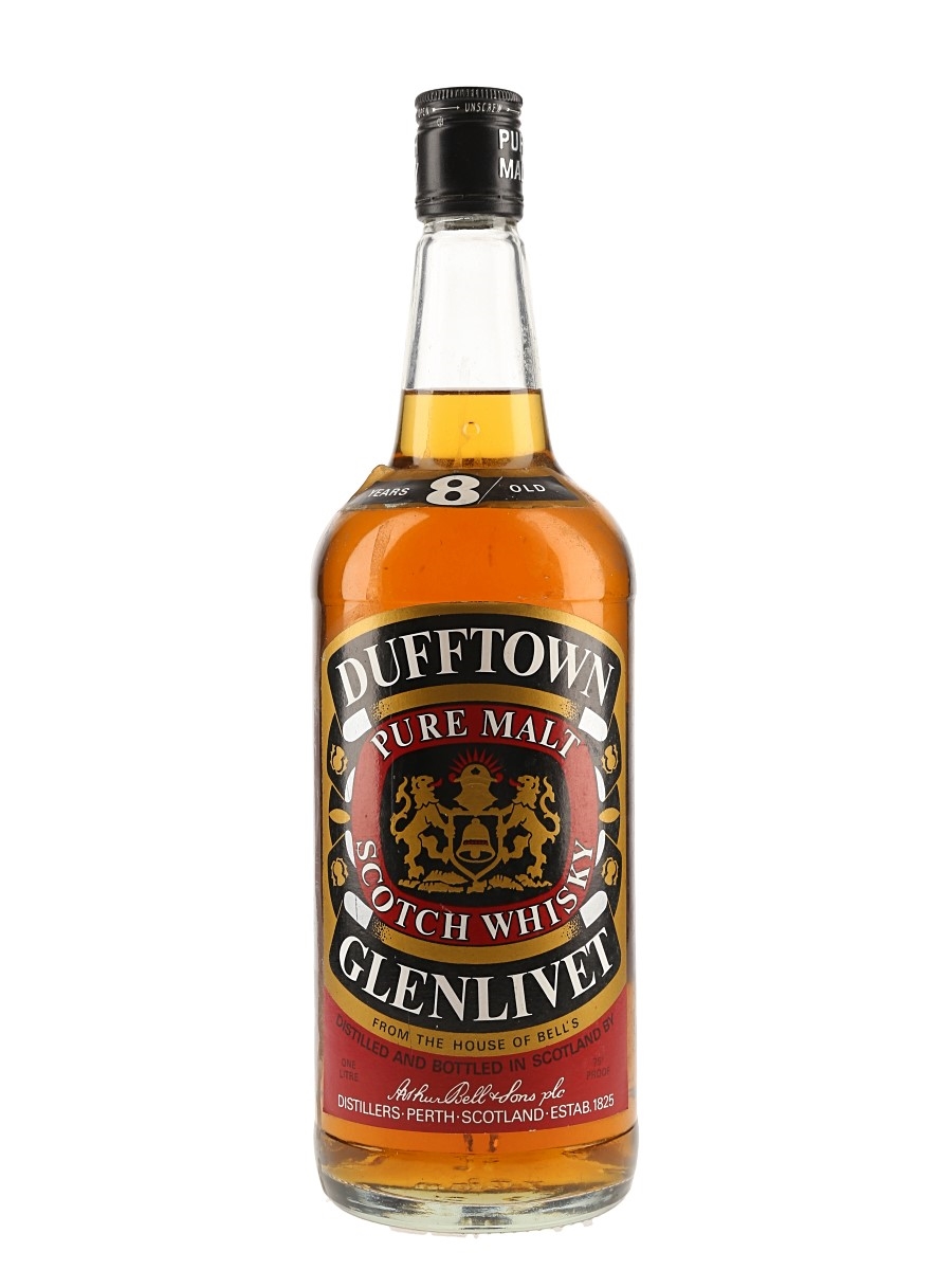 Dufftown Glenlivet 8 Year Old Bottled 1980s 100cl / 43%