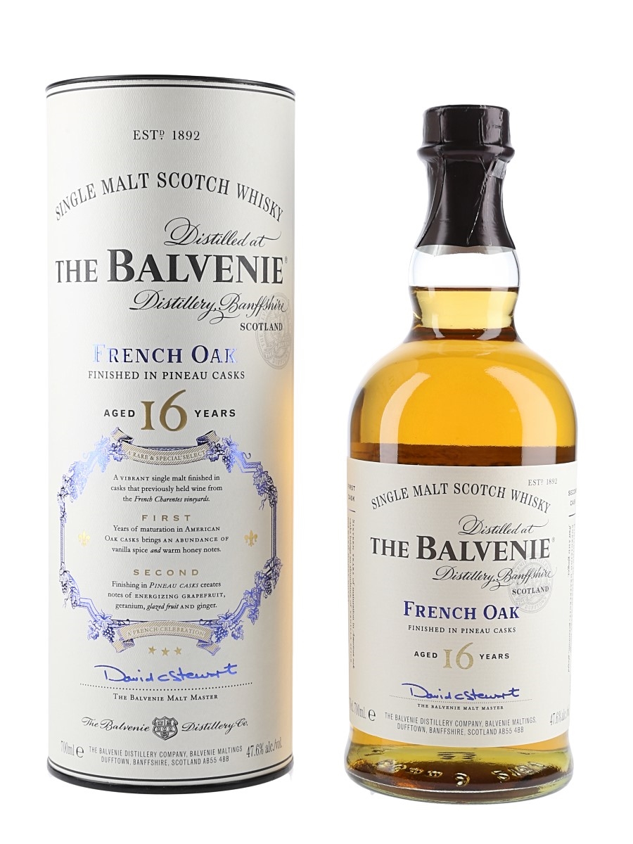 Balvenie 16 Year Old French Oak Pineau Cask Finish 70cl / 47.6%