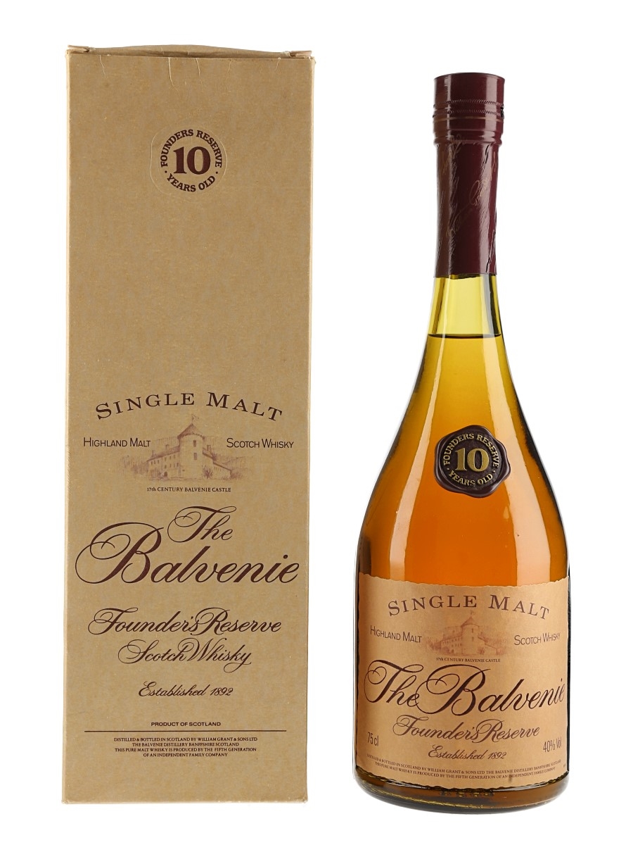 Balvenie 10 Year Old Founder's Reserve Bottled 1980s 75cl / 40%