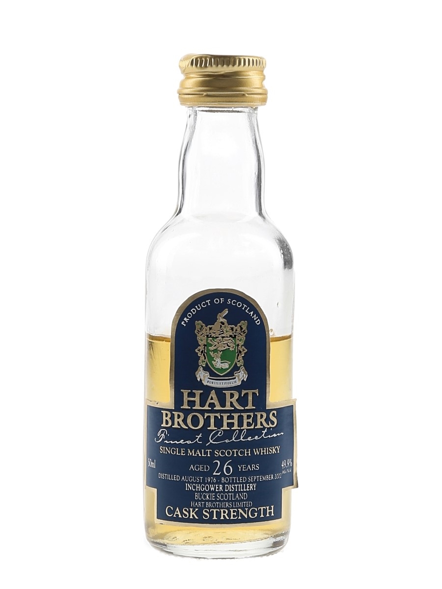 Inchgower 1976 26 Year Old Bottled 2002 - Hart Brothers 5cl / 49.9%
