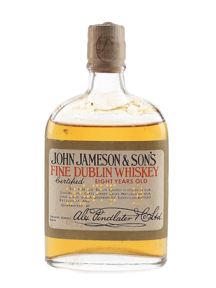 John Jameson & Son's 8 Year Old Bottled 1960s 5cl / 40%