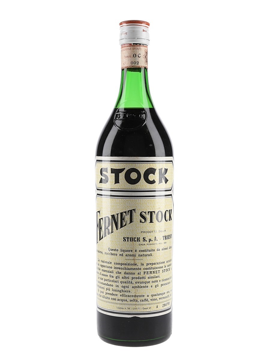 Stock Fernet Bottled 1960s 100cl / 41%