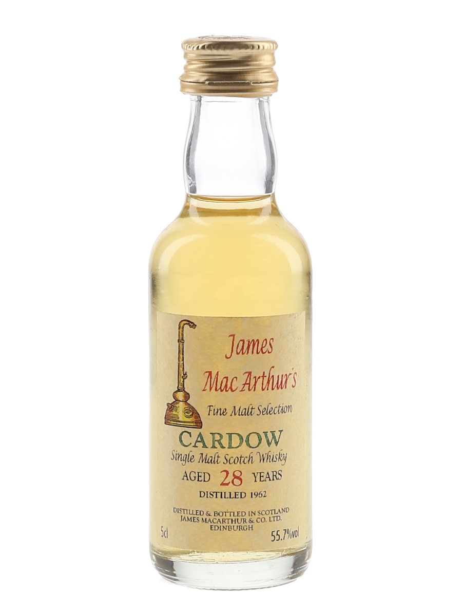 Cardow 1962 28 Year Old Bottled 1990s - James MacArthur 5cl / 55.7%