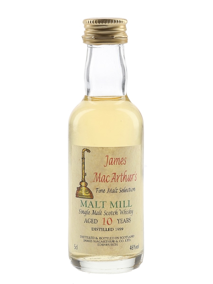 Malt Mill 1959 10 Year Old James Macarthur's 5cl / 46%