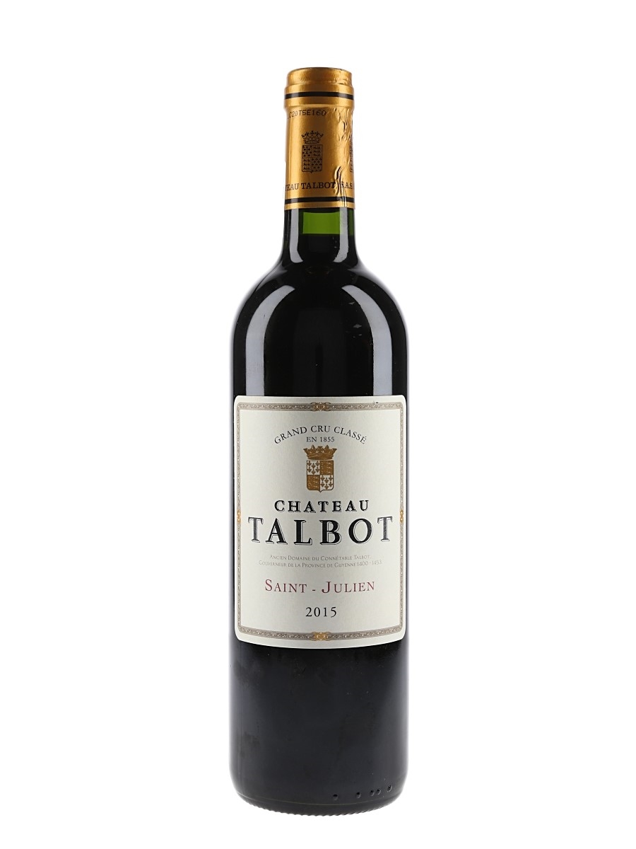 Chateau Talbot 2015 Grand Cru Classe - Saint Julien 75cl / 13.5%