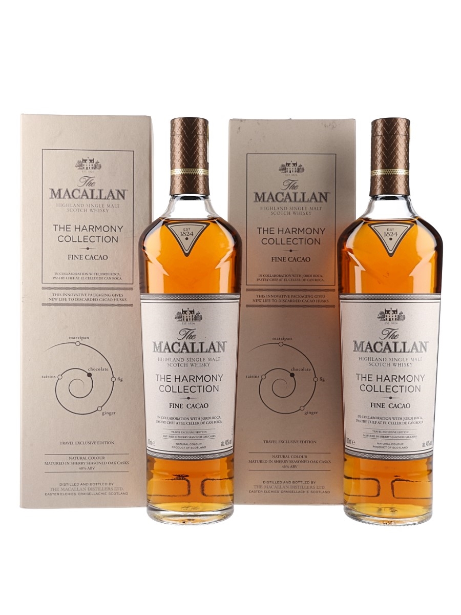Macallan The Harmony Collection Fine Cacao  2 x 70cl / 40%