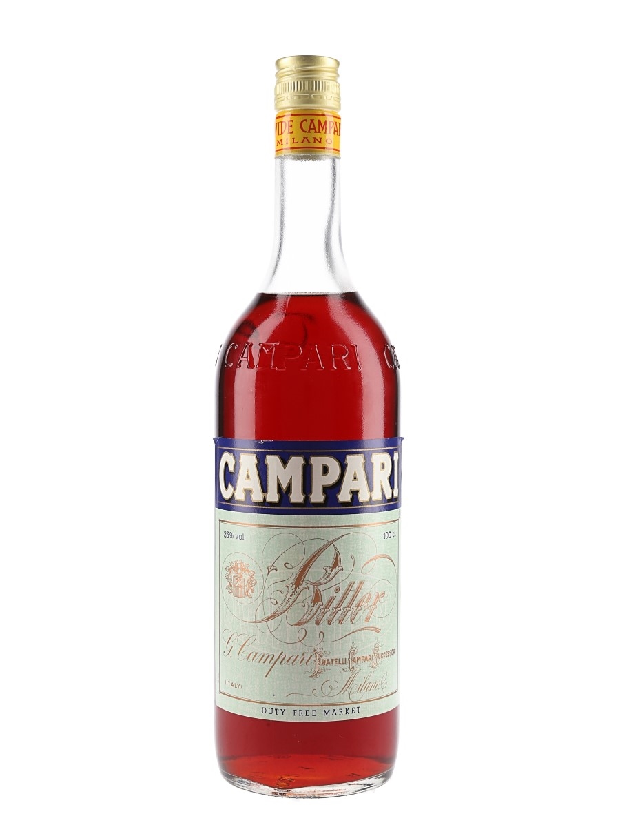 Campari Bitter Bottled 1980s - Duty Free 100cl / 25%