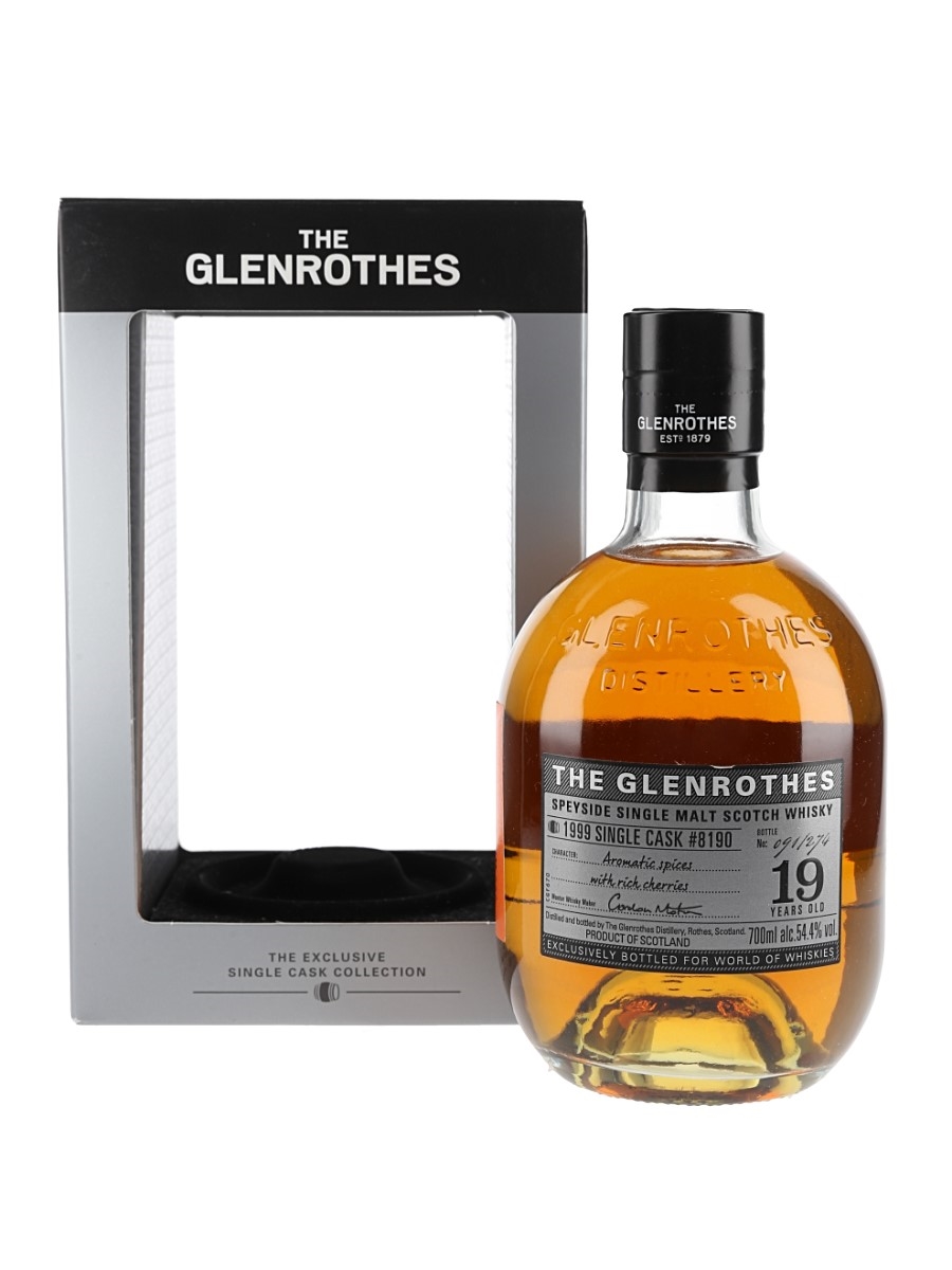 Glenrothes 1999 19 Year Old Single Cask World of Whiskies Exclusive 70cl / 54.4%