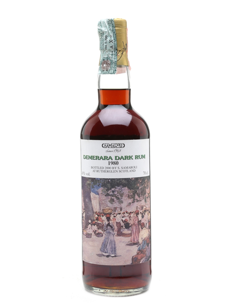Samaroli 1980 Demerara Dark Rum Bottled 2000 70cl / 45%
