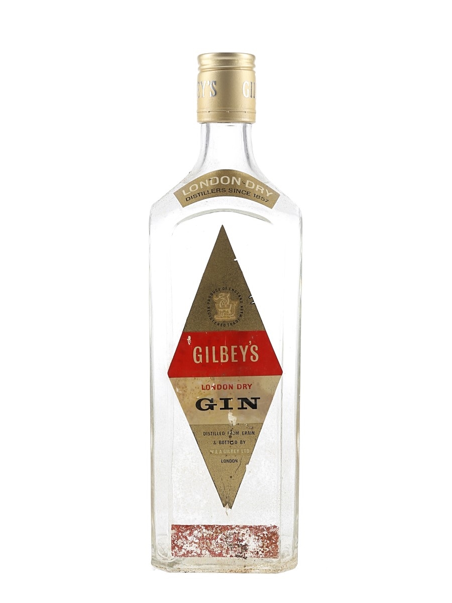 Gilbey's London Dry Gin Bottled 1970s 75cl