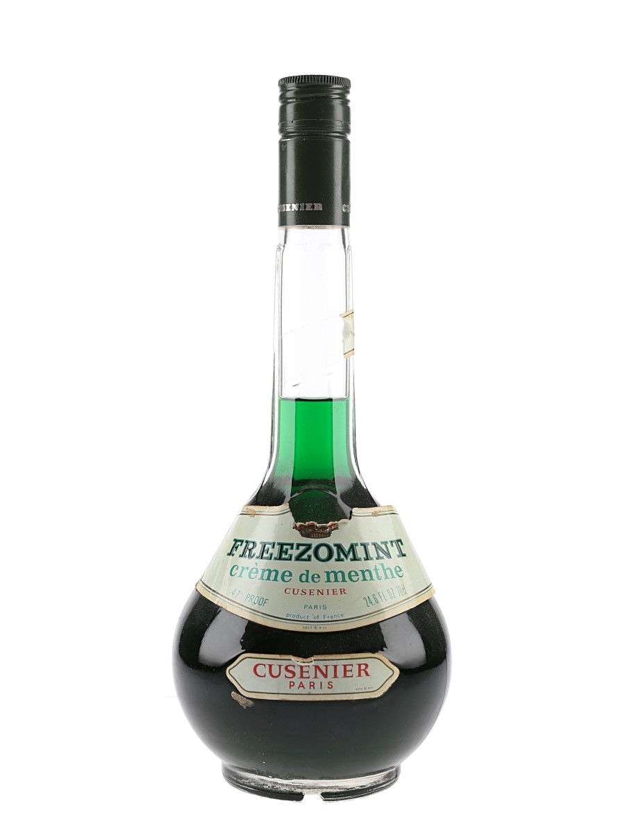 Cusenier Freezomint Creme De Menthe Bottled 1970s 70cl / 27%