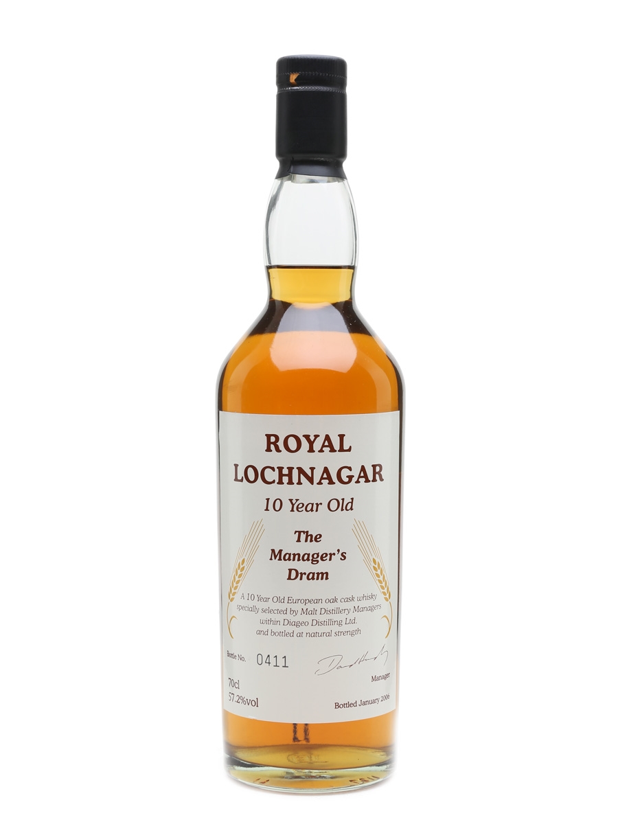 Royal Lochnagar 10 Year Old Bottled 2006 - The Manager's Dram 70cl / 57.2%