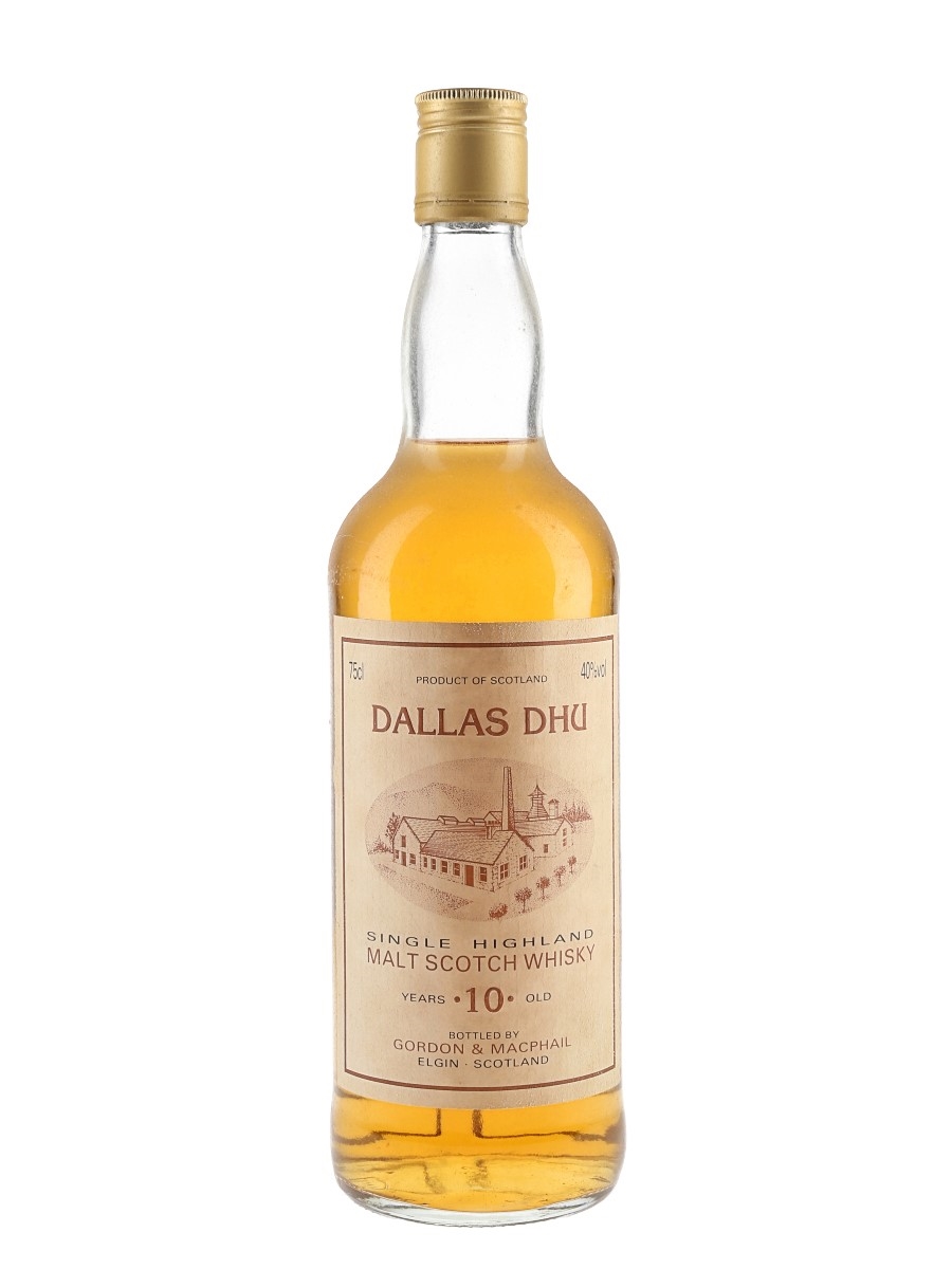 Dallas Dhu 10 Year Old Bottled 1980s - Gordon & MacPhail 75cl / 40%