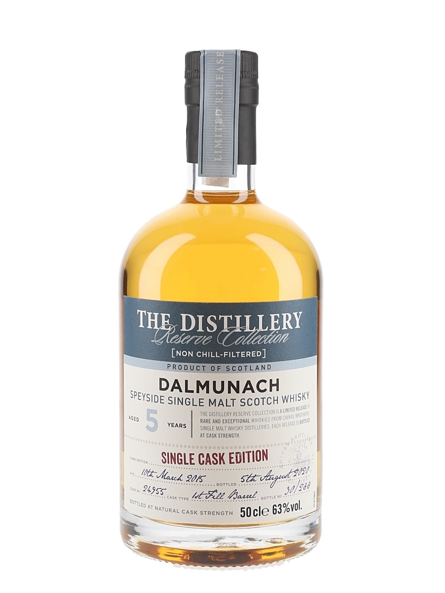 Dalmunach 2015 5 Year Old Bottled 2020 - Chivas Brothers 50cl / 63%