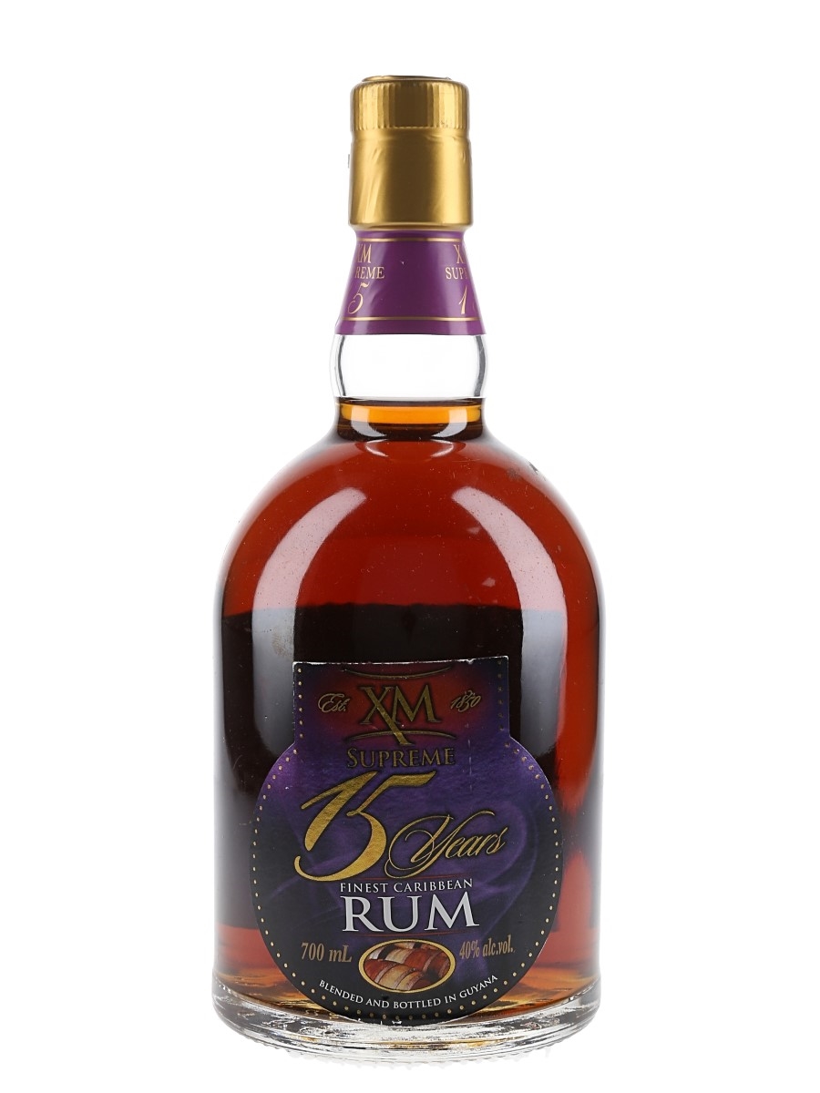 XM Supreme Rum 15 Year Old Bottled 2000s 70cl / 40%