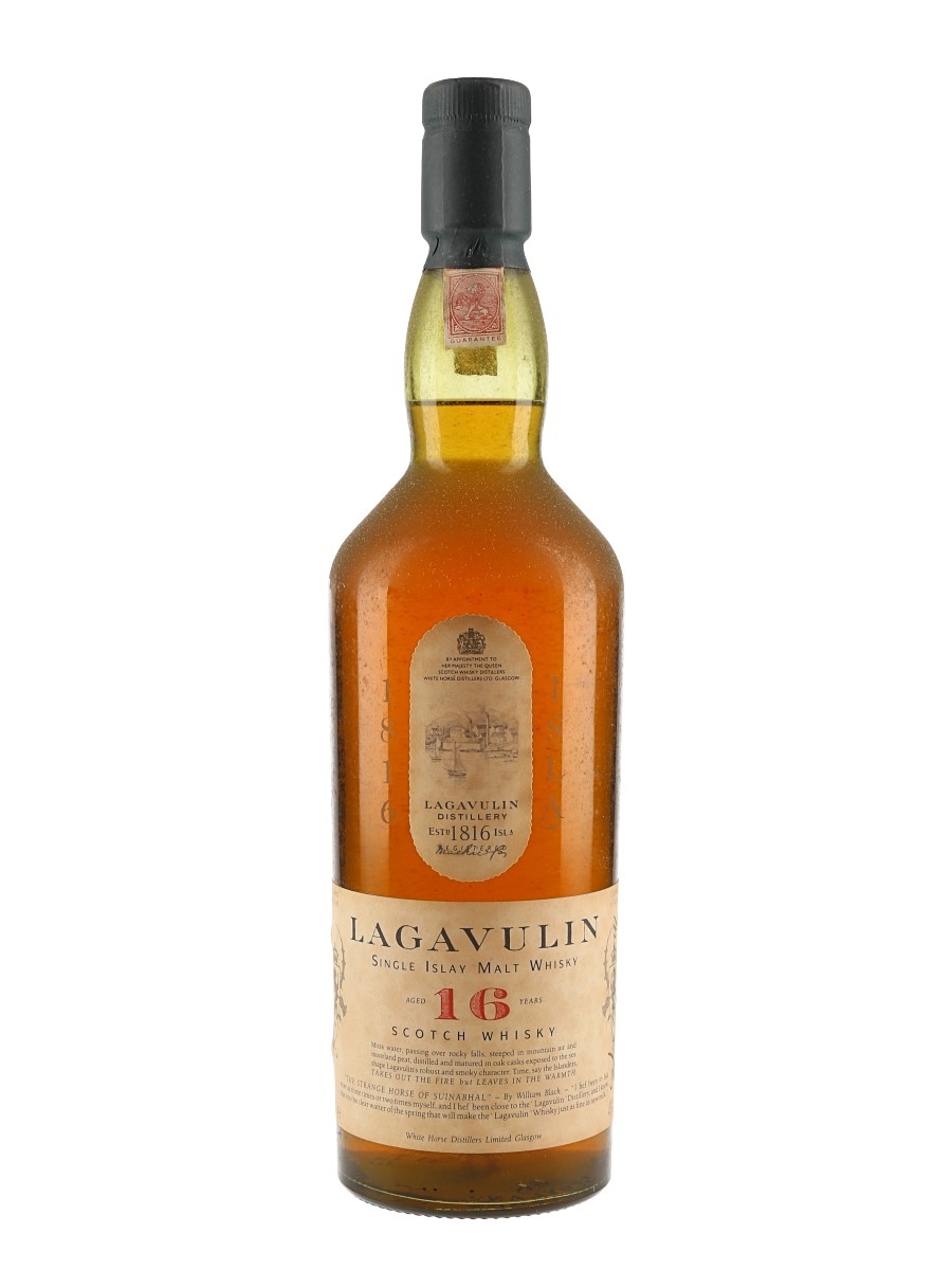Lagavulin 16 Year Old Bottled 1980s - White Horse Distillers Limited 75cl / 43%