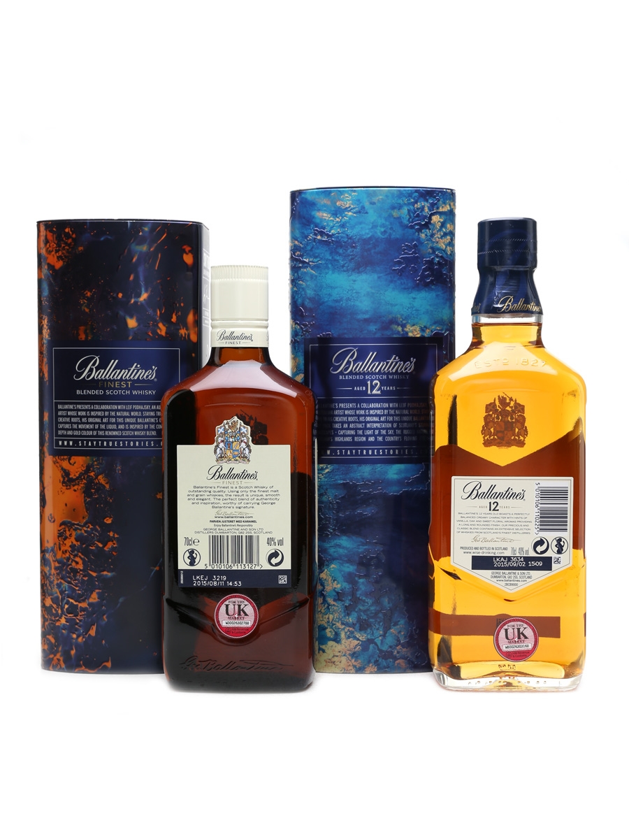 Ballantine's Finest & 12 Year Old - Lot 14885 - Buy/Sell