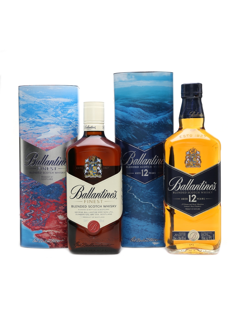 Ballantine's Finest & 12 Year Old Artist Series - Dave Ma 2 x 70cl / 40%