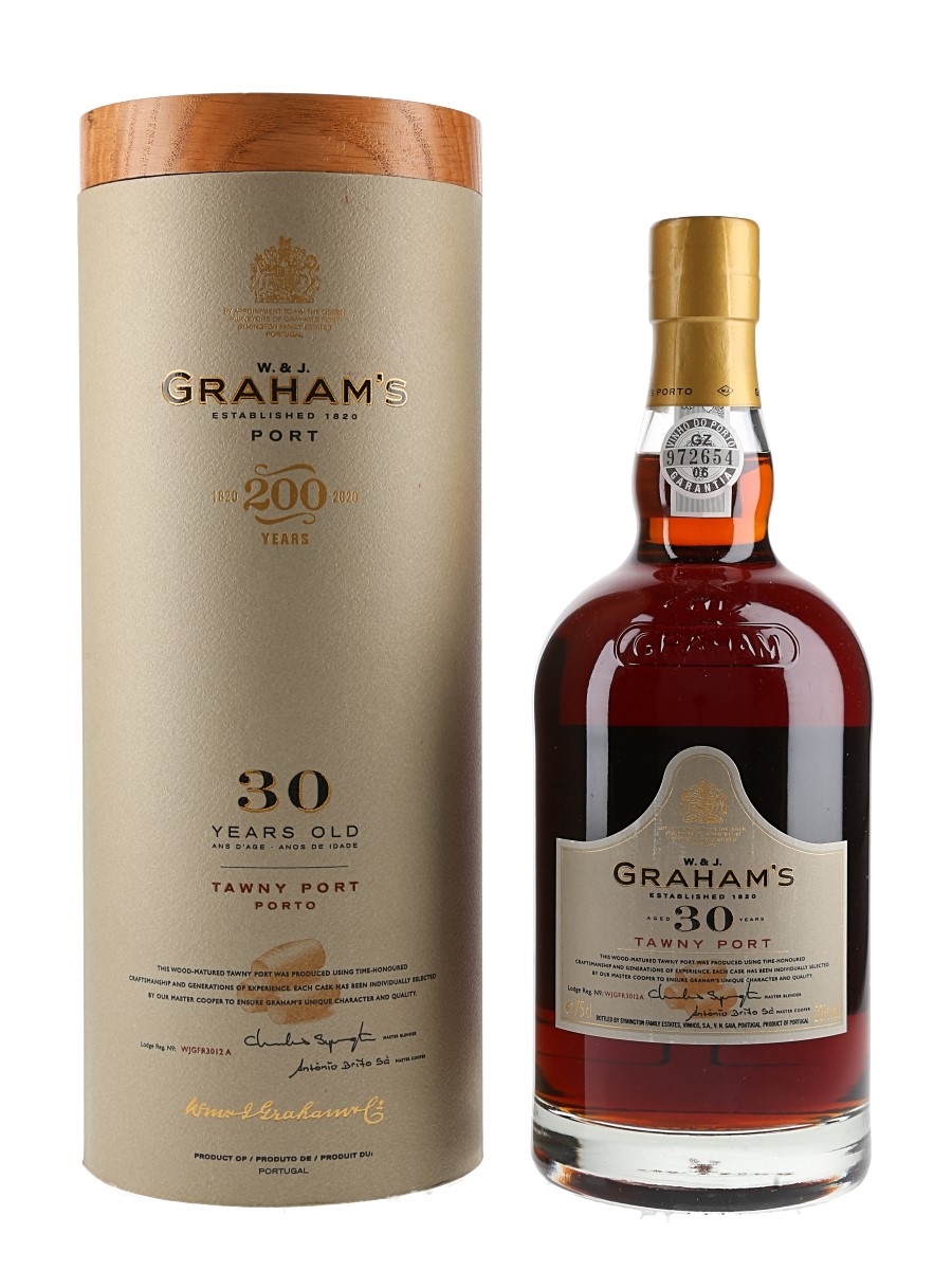 Graham's Tawny Port 30 Year Old Bottled 2020 - 200th Anniversary 75cl / 20%