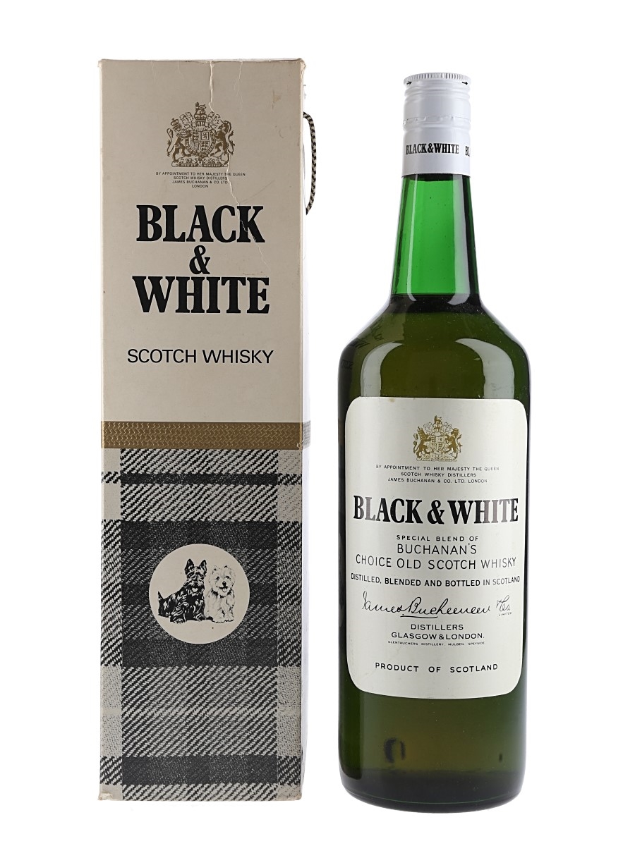 Buchanan's Black & White Bottled 1970s 100cl / 40%